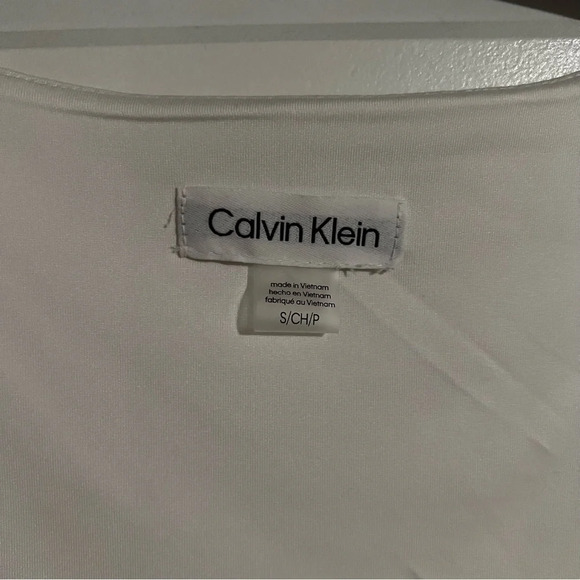 CALVIN KLEIN WHITE TANK SIZE S - Picture 4 of 4